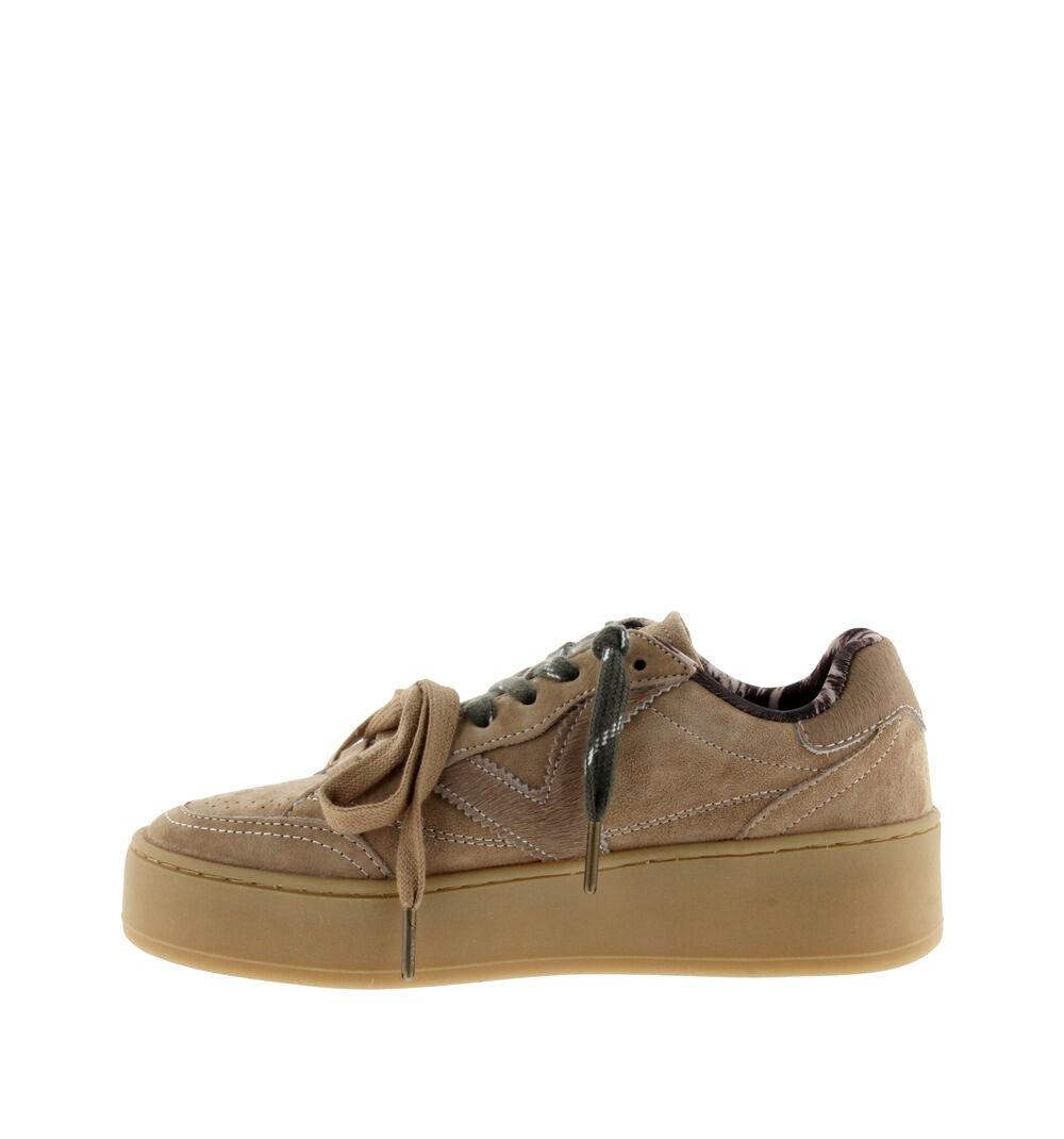 VICTORIA Sneakers victoria donna 1265105 beige turin camoscio 1265105 BEIGE 