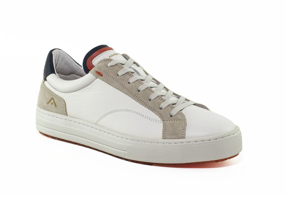 AMBITIOUS Sneakers Ambitious uomo 11218 bianche 11218 3499AM WHITE NAVY 