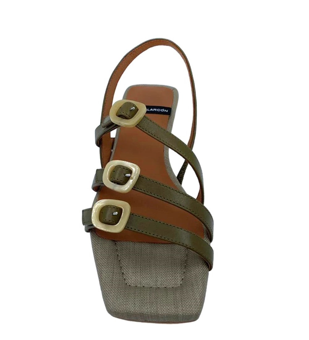 ANGEL ALARCON Sandali Valleverde donna 24038 kaki 24038 CRIM KAKI 