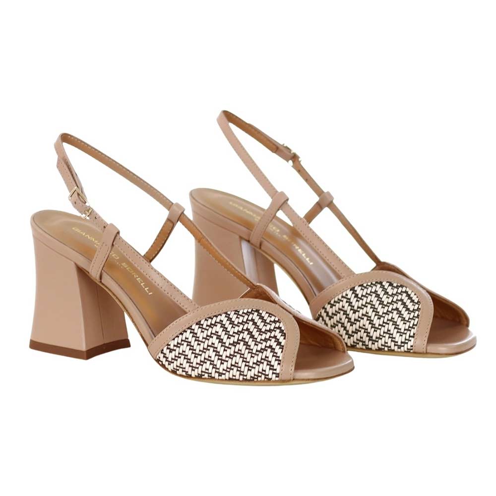 GIANMARCO SORELLI Sandali Gianmarco Sorelli donna Alba 2236 cipria<BR/> 2236/ALBA SPIGAT CRUDO SOFTY CIPRIA 