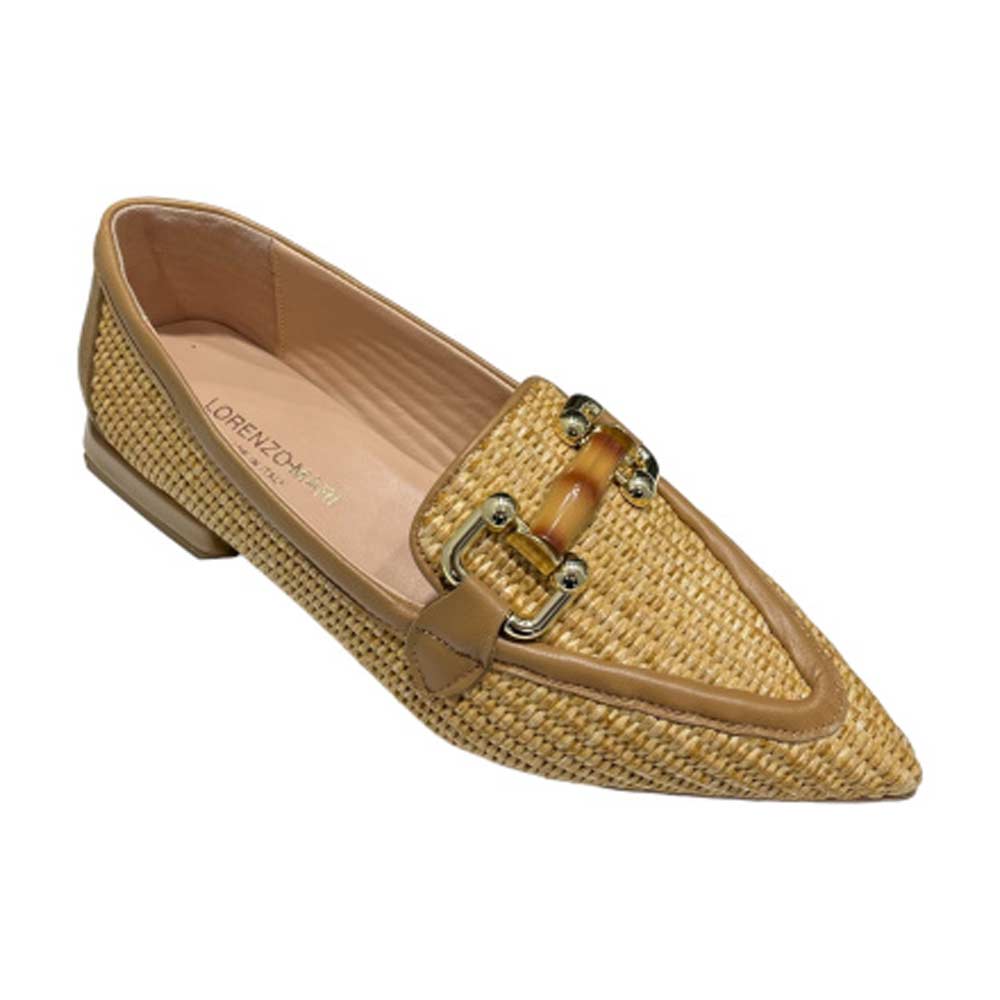 LORENZO MARI Mocassini Lorenzo Mari donna Giglio 1 naturale<BR/><BR/><BR/> GIGLIO 01 RAFIA NATURALE 