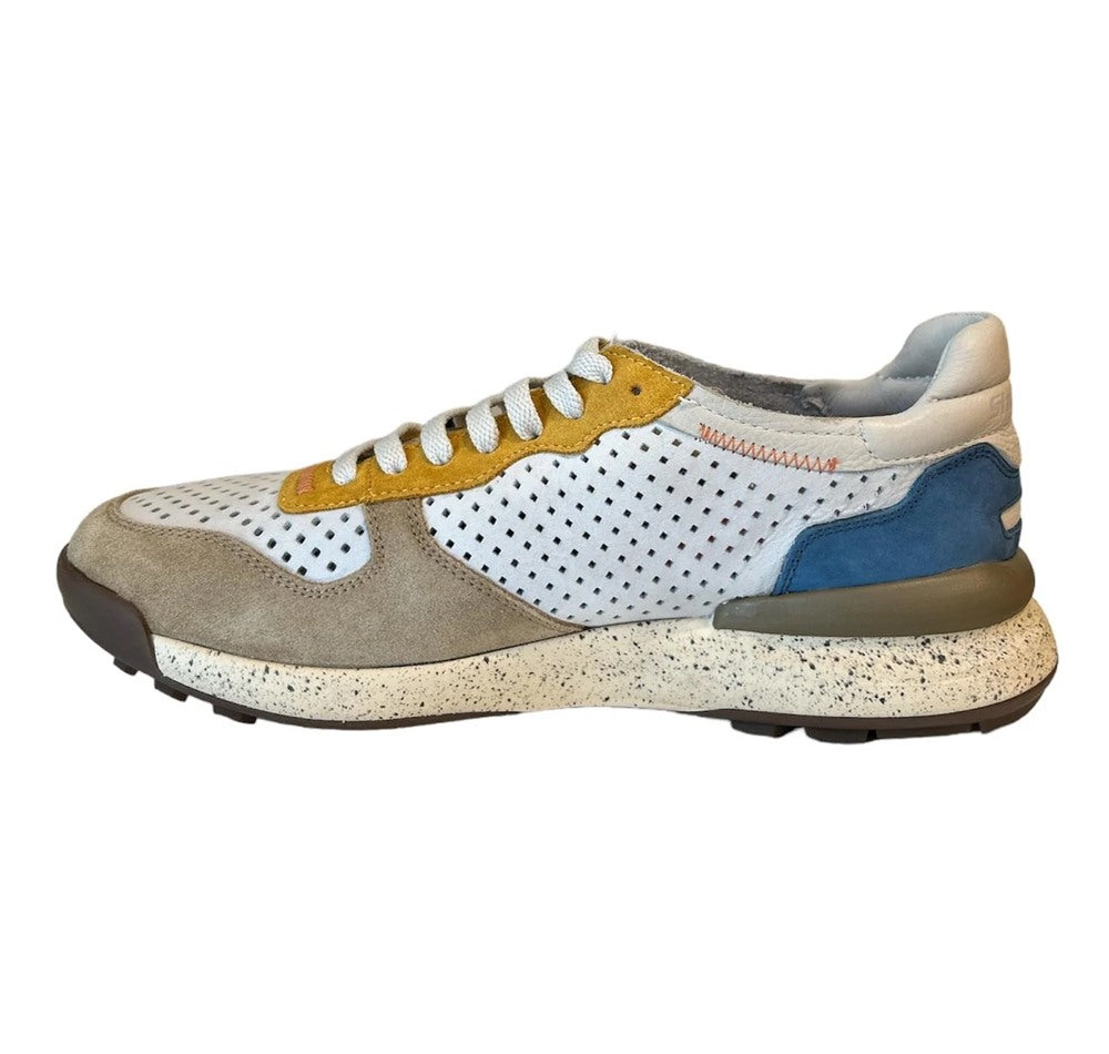 SHOOTERS Sneakers Shooters uomo S6388 beige S6388-02 BEIGE MULTI 