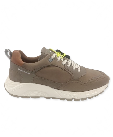 AMBITIOUS Sneakers Ambitious uomo 13838A Strider taupe 13838A 6406AM TAUPE 