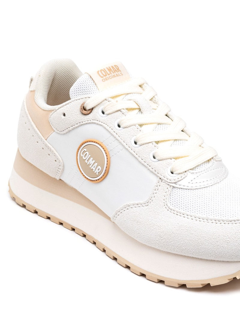 COLMAR Sneakers colmar donna travis authentic 12 white p25 TRAVIS AUTHENTIC 120 WHITE-LT GOLD 