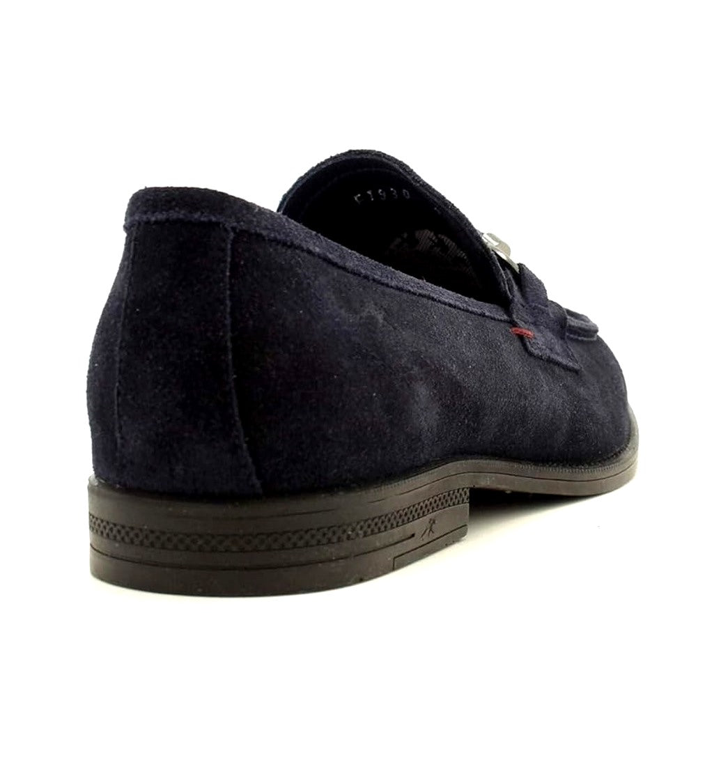 FLUCHOS Mocassino fluchos uomo henri f1930 afelpad blu P25 HENRI F1930 AFELPADO MARINO 