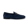 Mocassino frau uomo 34d6 daino blu p25