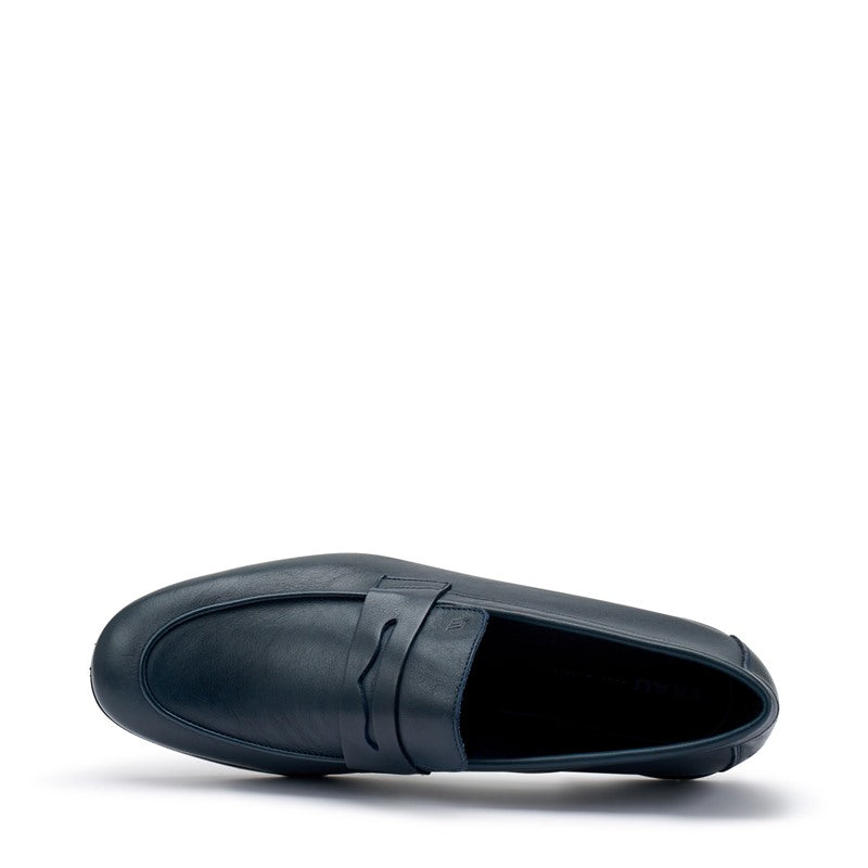 FRAU Mocassino frau uomo 34p5 blu pelle p25 34P5 MOUSSE BLU 