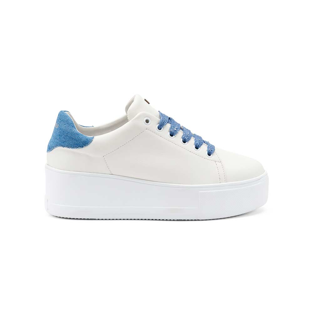 FRAU Sneakers Frau donna 39T0 bianche 39T0 COTTON JEANS 