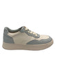 sneakers cristiano gualtieri  g10 suede bianca e cielo in pelle pe25