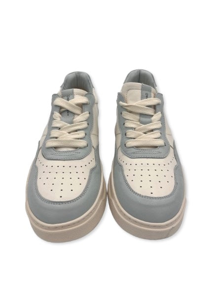 CRISTIANO GUALTIERI sneakers cristiano gualtieri  g10 suede bianca e cielo in pelle pe25 G10 SUEDE BIANCO CIELO 