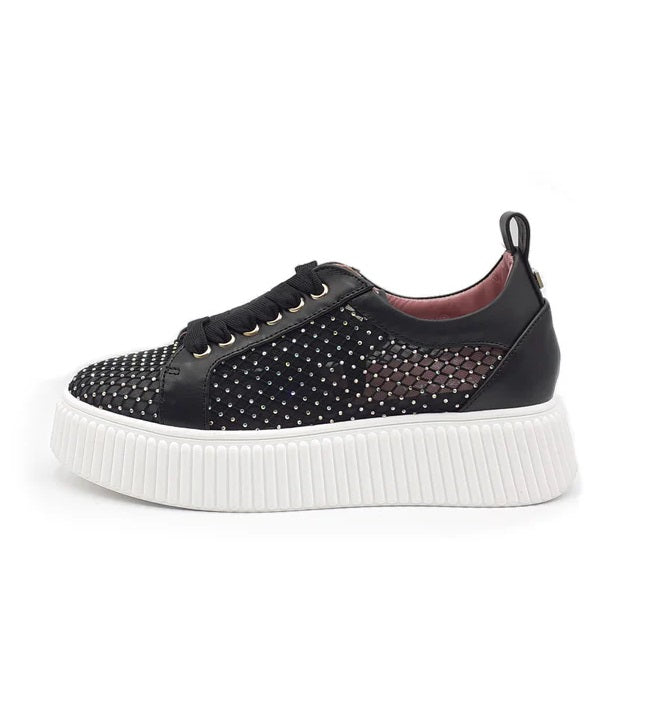 LORENZO MARI Sneakers lorenzo mari sally 24 rete nero strass pe25 SALLY 24 RETE STRASS NERO 