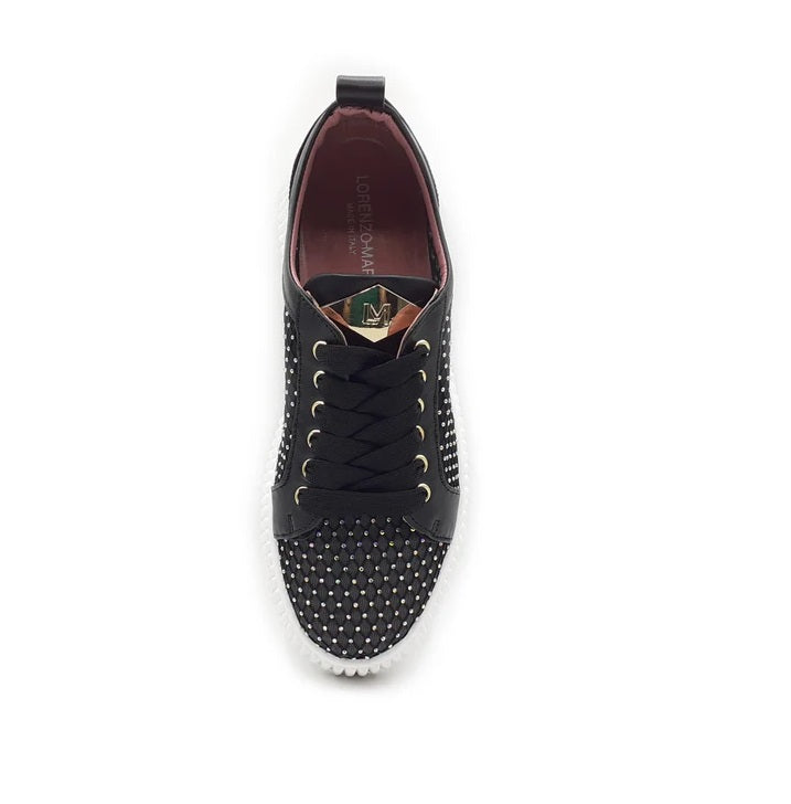 LORENZO MARI Sneakers lorenzo mari sally 24 rete nero strass pe25 SALLY 24 RETE STRASS NERO 