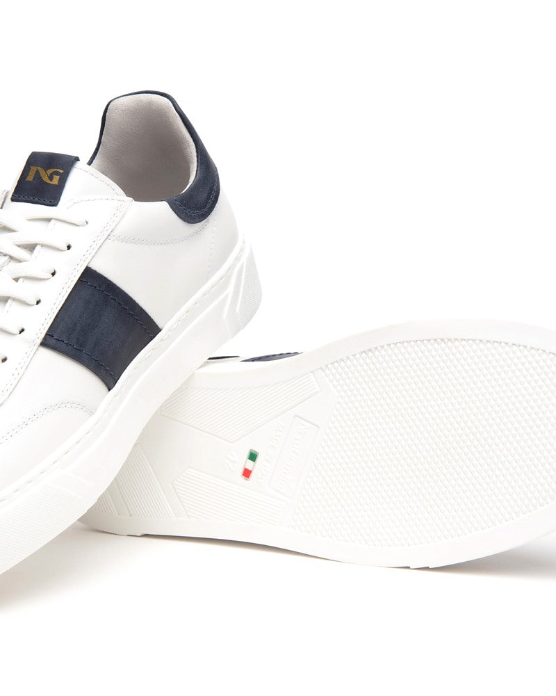 NEROGIARDINI Sneakers nerogiardini uomo E500691u sparta bianca p25 E500691U 707 SPARTA BIANCO 