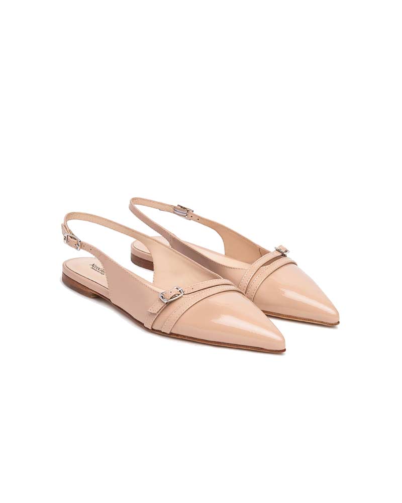 NEROGIARDINI Ballerine NeroGiardini donna E512361D cipria<BR/> E512361D 614 VERNICE CIPRIA 