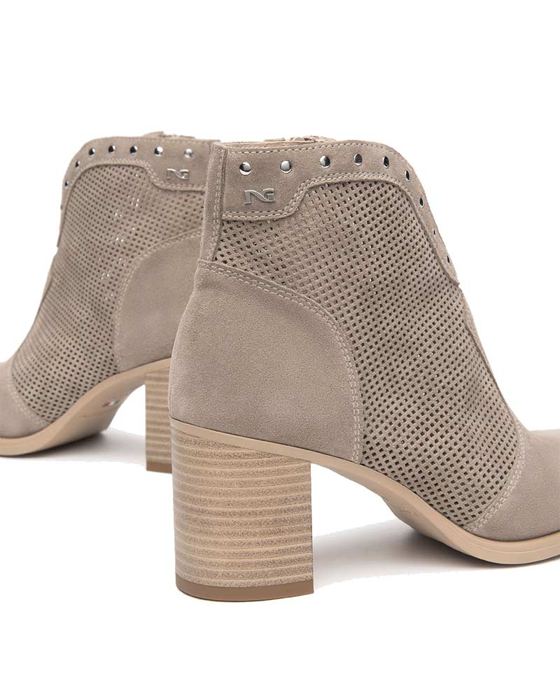 NEROGIARDINI Tronchetti NeroGiardini donna E512710D creta E512710D 451 VELOUR CRETA 