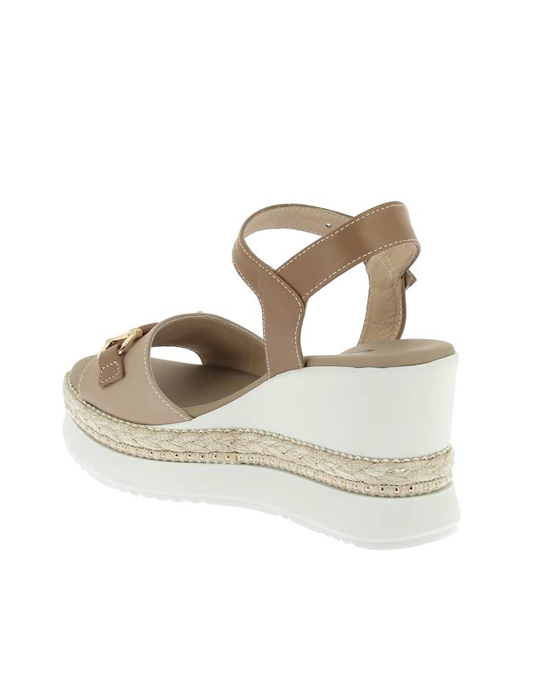 NEROGIARDINI Sandali NeroGiardini donna E513552D lino E513552D 453 TAMIGI LINO 