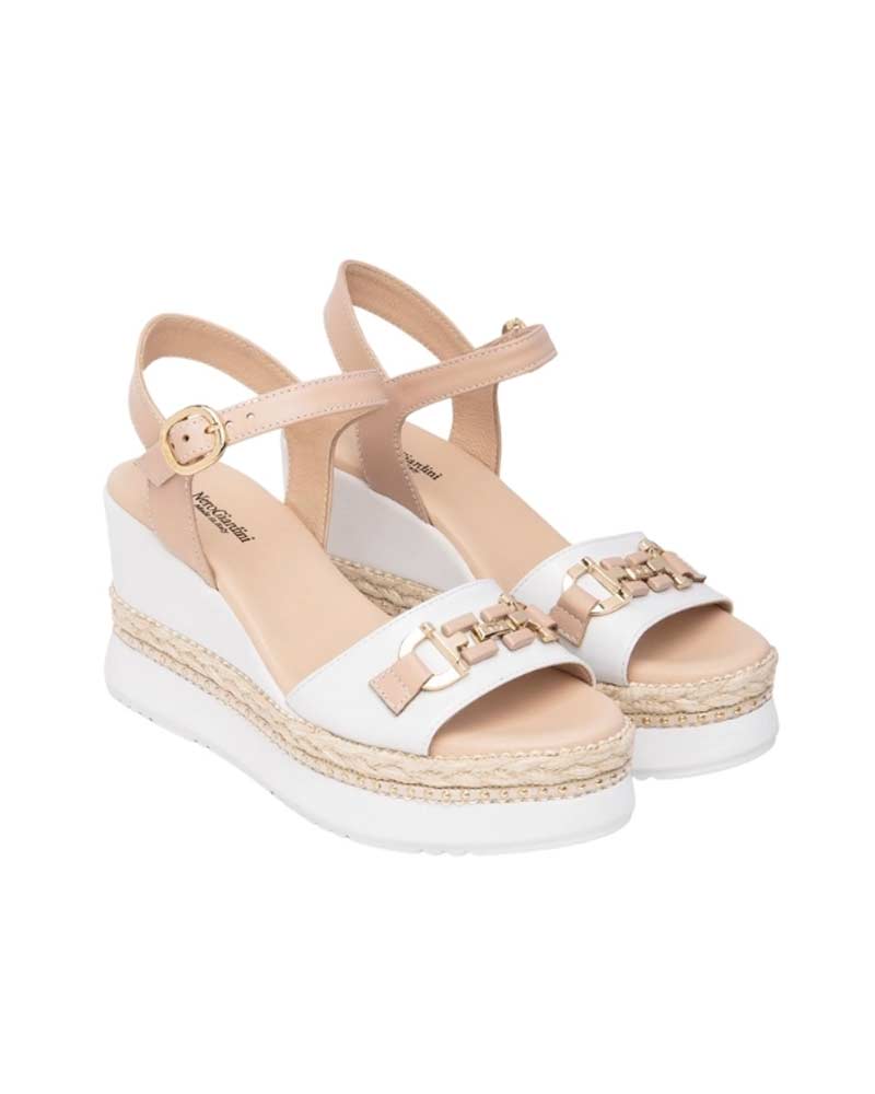 NEROGIARDINI Sandali NeroGiardini donna E513552D bianchi E513552D 707 LOIRA BIANCO 
