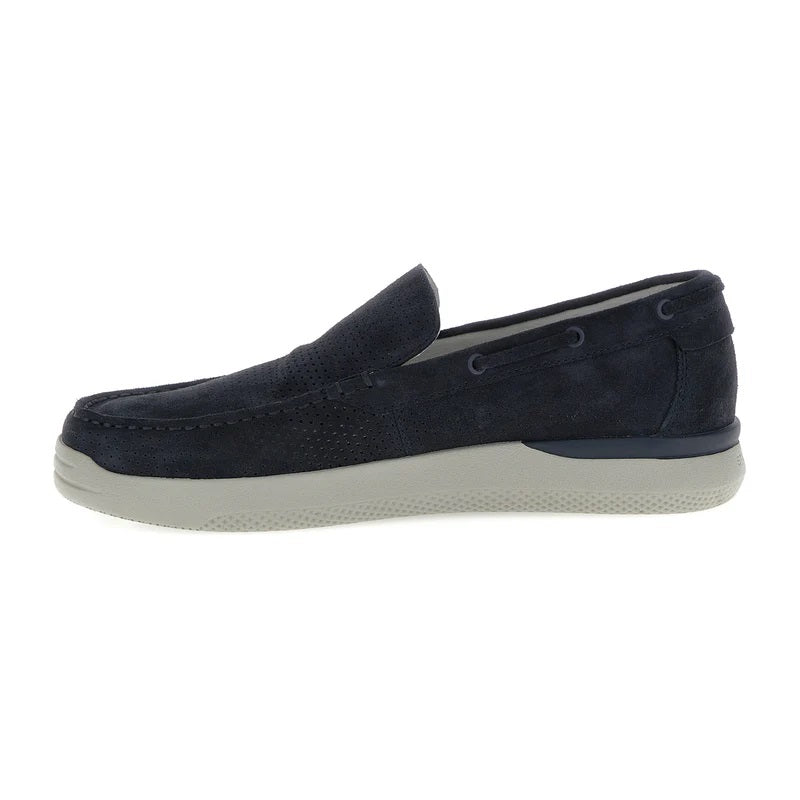 STONEFLY Mocassini Stonefly uomo 2224591d8 custer 16 velour blue pe25 222459 1D8 CUSTER 16 VELOUR 
