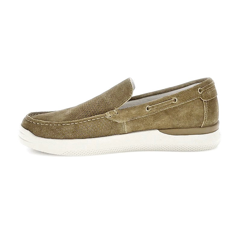 STONEFLY Mocassini Stonefly uomo 2224591d8 custer 16 velour beige pe25 222459 77E CUSTER 16 VELOUR 