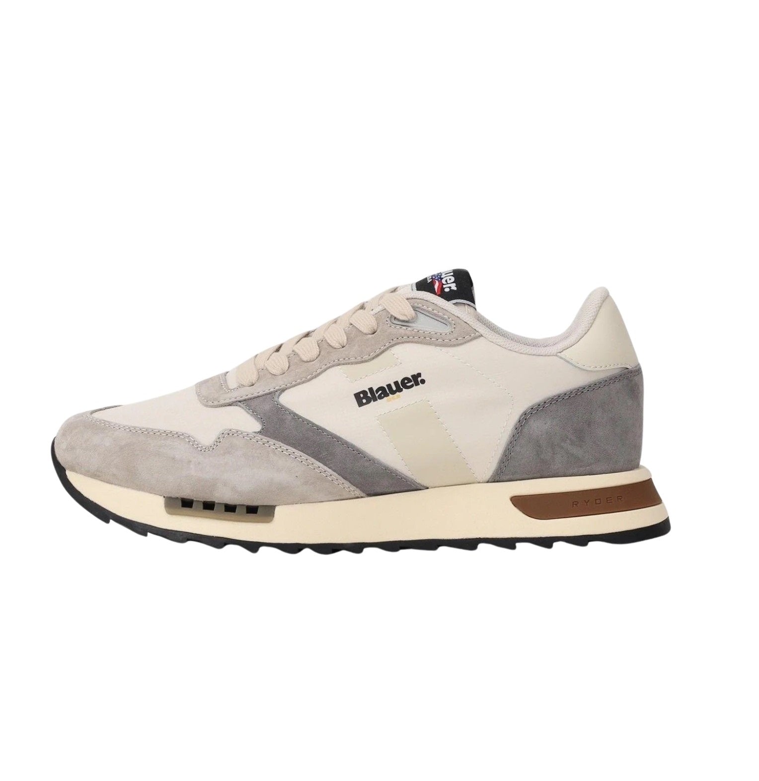 BLAUER Sneakers blauer uomo S6 ryder 01 navy cream grey S6RYDER01/NYS CRE/GRY 