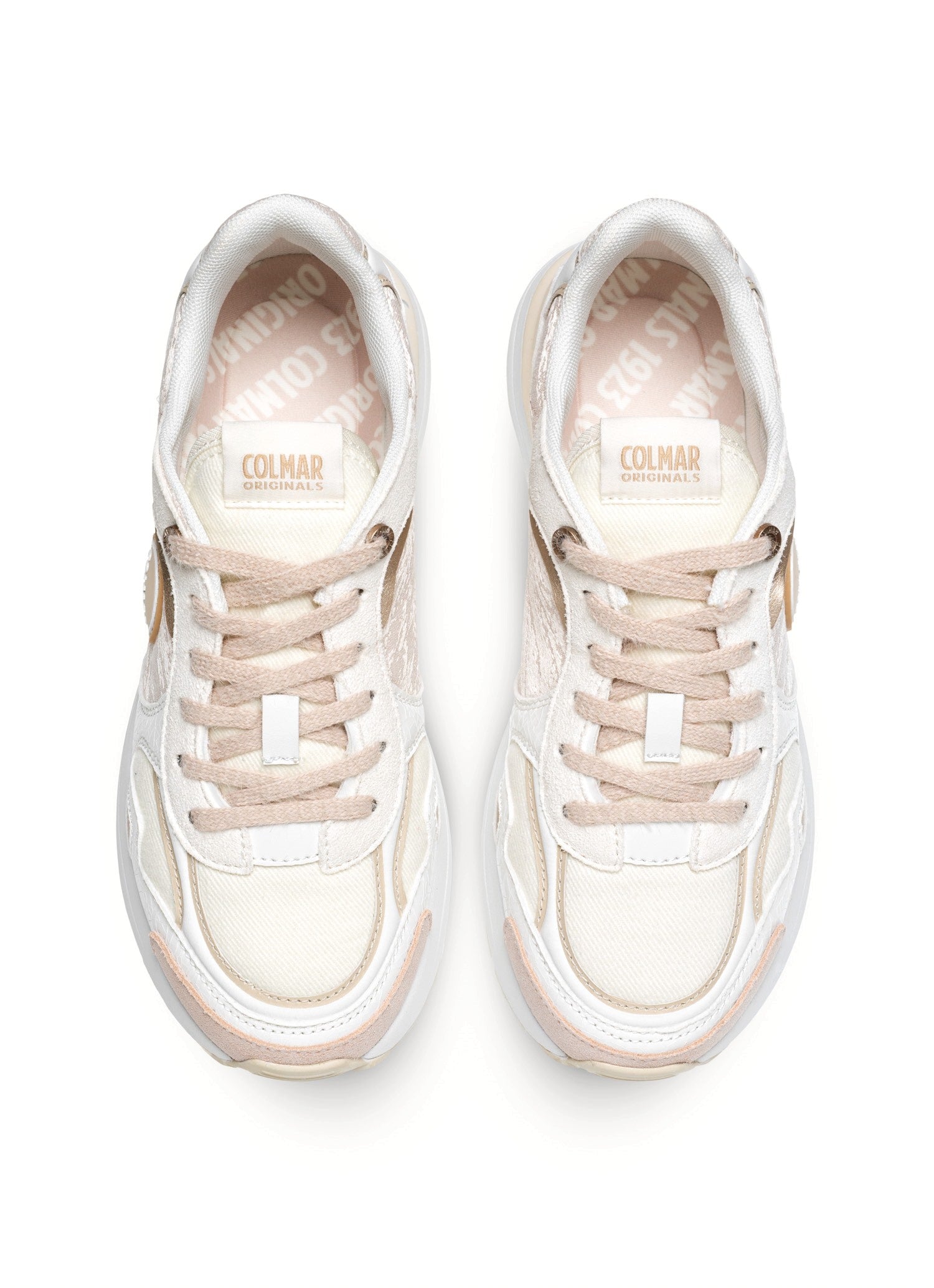COLMAR Sneakers colmar donna hunt savage white pink HUNT SAVAGE 060 OFF WHITE-PALE PINK 