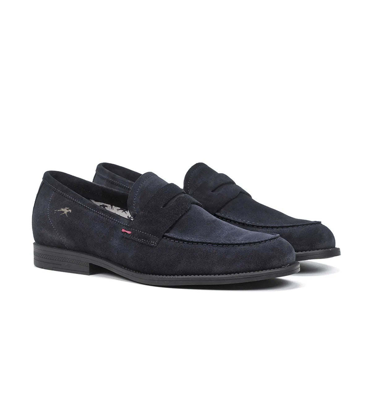 FLUCHOS mocassino fluchos henri f0824 blu marino F0824 AFELPADO MARINO 