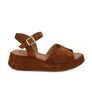 Sandalo frau donna 04b2 velour bruciato