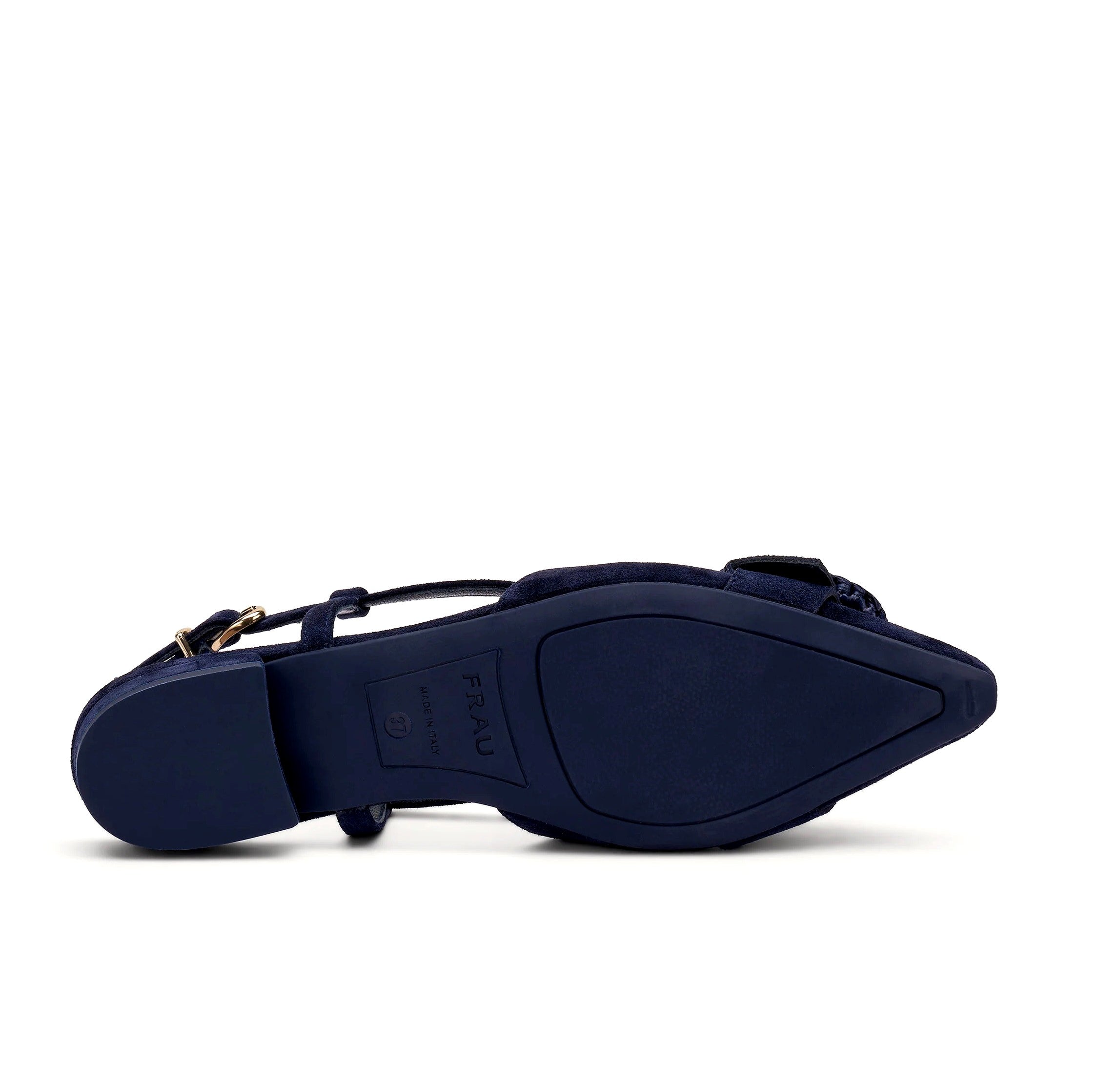 FRAU Slingback frau donna 63b5 cachmere navy raffia<BR/> 63B5 CACHEMIRE NAVY 