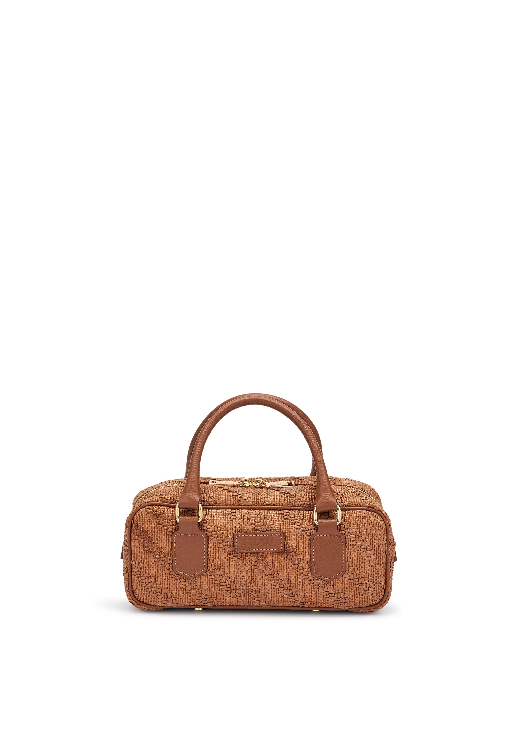 FRAU Borsa frau donna 94f5 ear caramello rafia B354 EAR CARAMELLO 