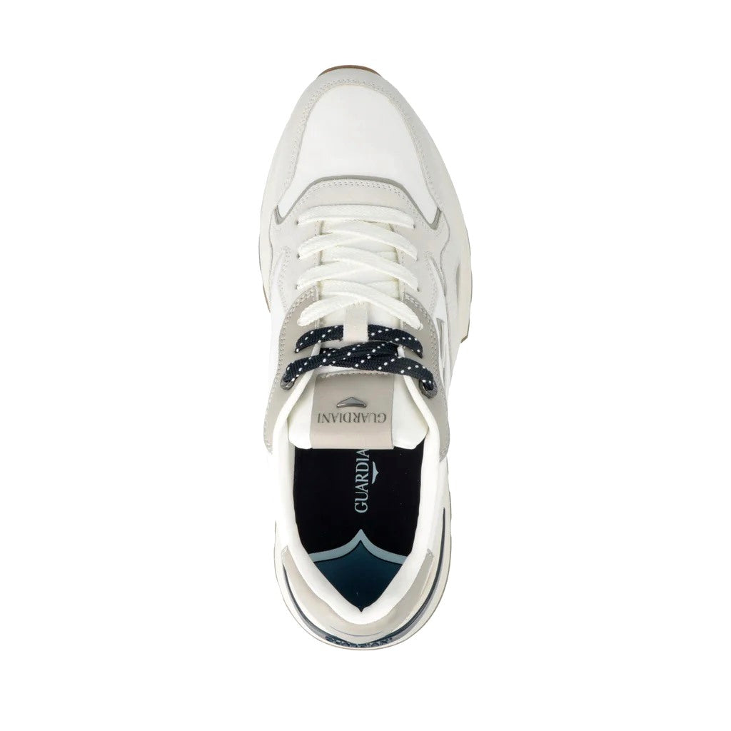GUARDIANI Sneakers guardiani uomo levante gm61032 white GM61032A 098 LEVANTE NYLON 