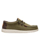 Stringata Hey Dude uomo Wally 40003 dark olive