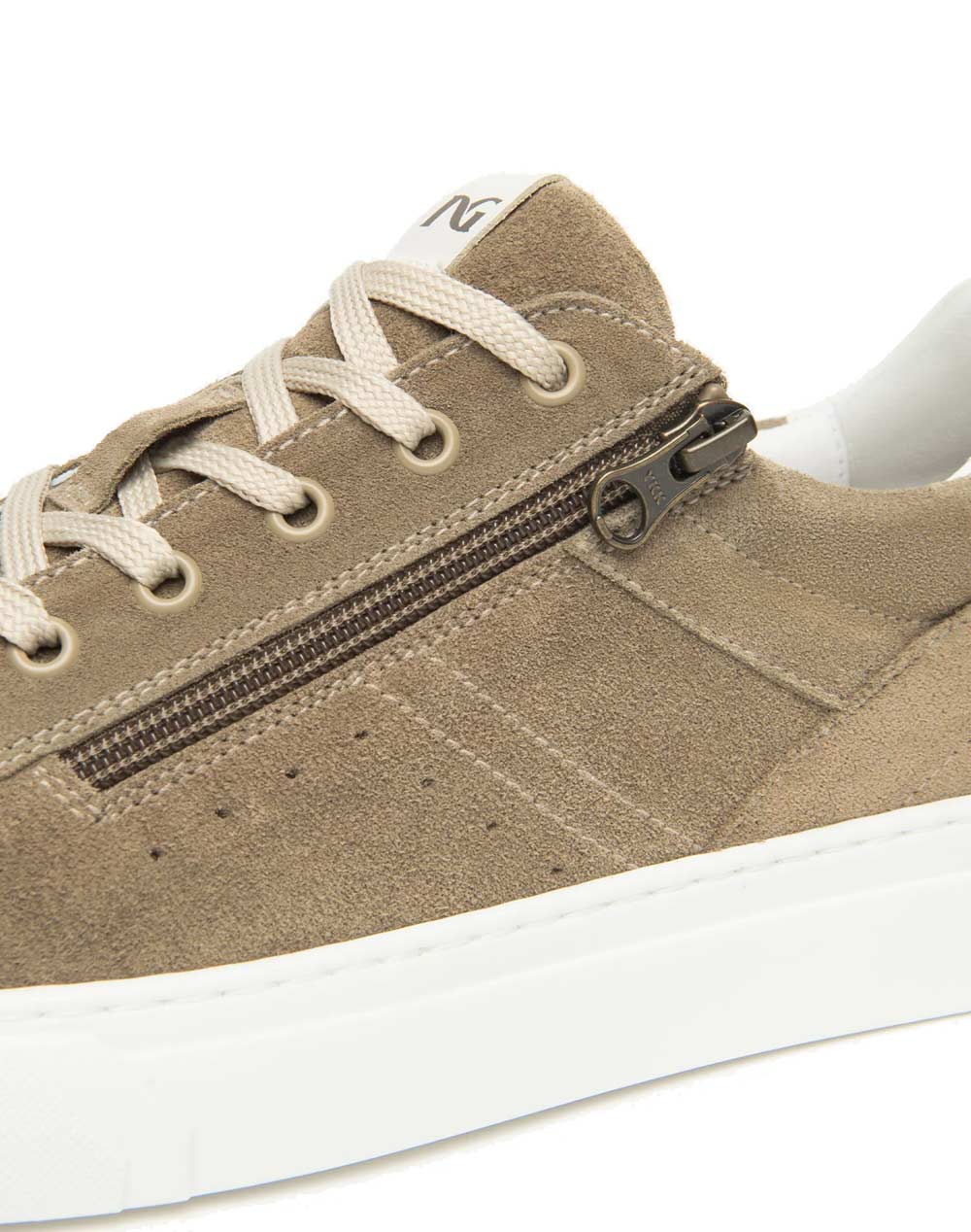 NEROGIARDINI Sneakers NeroGiardini uomo E601131U argilla suede<BR/> E601131U 501 AROLD VELO 