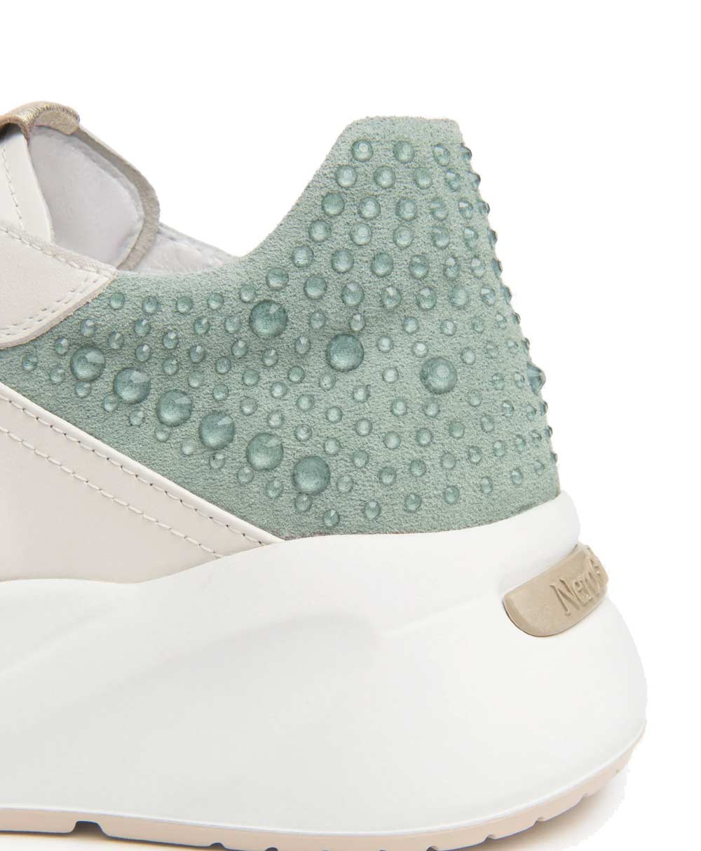 NEROGIARDINI Sneakers NeroGiardini donna E615185D  osso E615185D 713 VELVET OSSO 