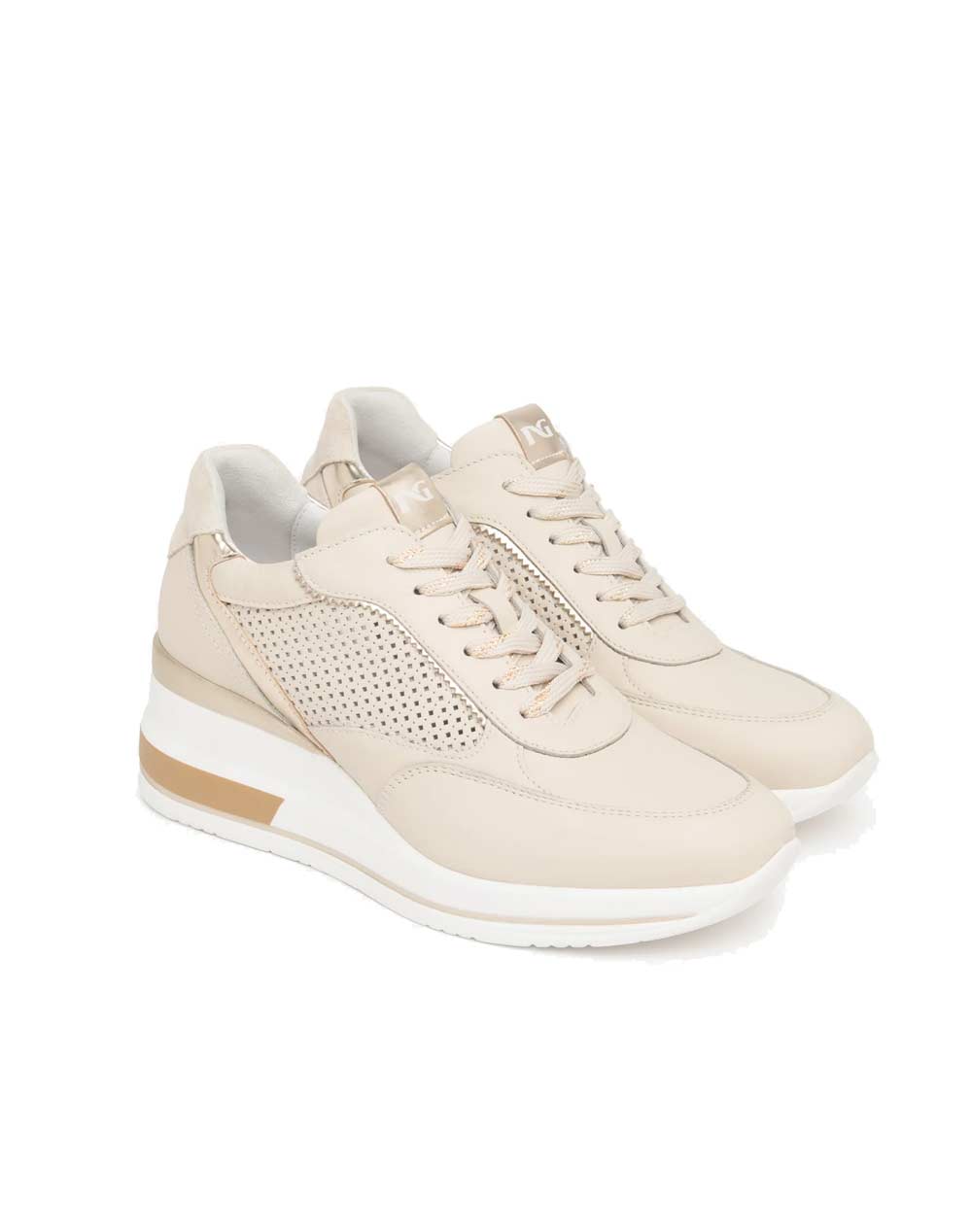NEROGIARDINI Sneakers NeroGiardini donna E615234D latte E615234D 710 VELVET MILK 