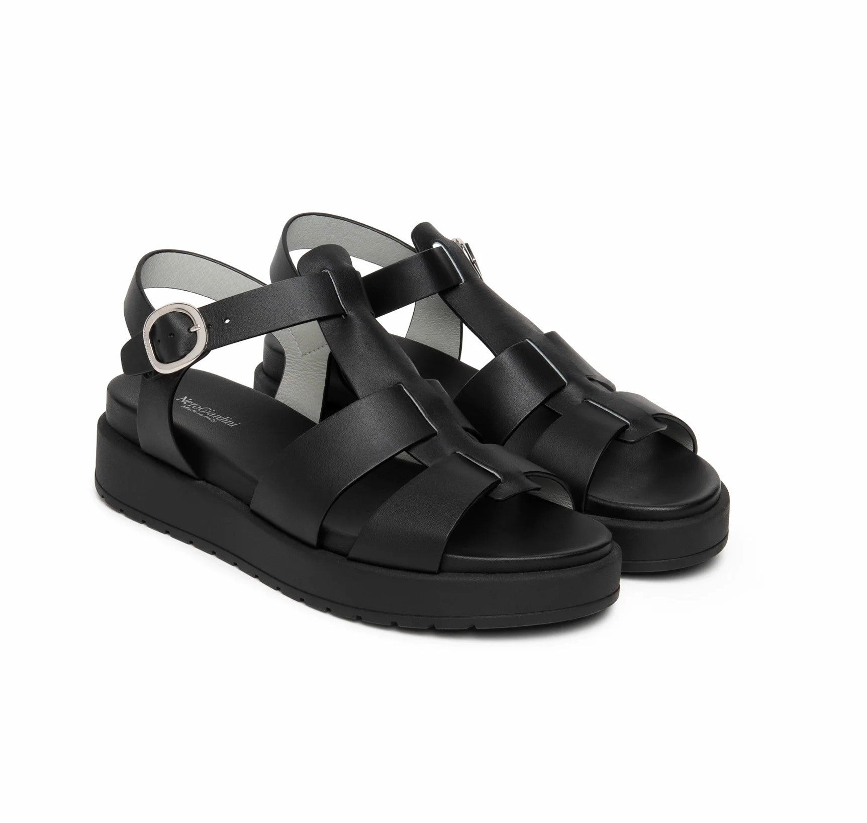 NEROGIARDINI Sandali nerogiardini donna e617050 sparta E617050D 100 GUANTO NERO 