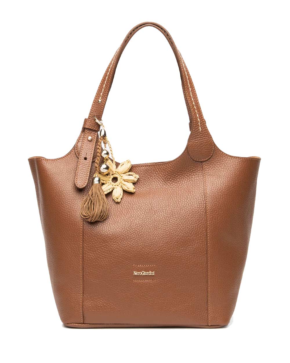 NEROGIARDINI BORSE Borsa Nerogiardini donna E644141D cuoio <BR/> E644141D 400 DOLLARO CUOIO 