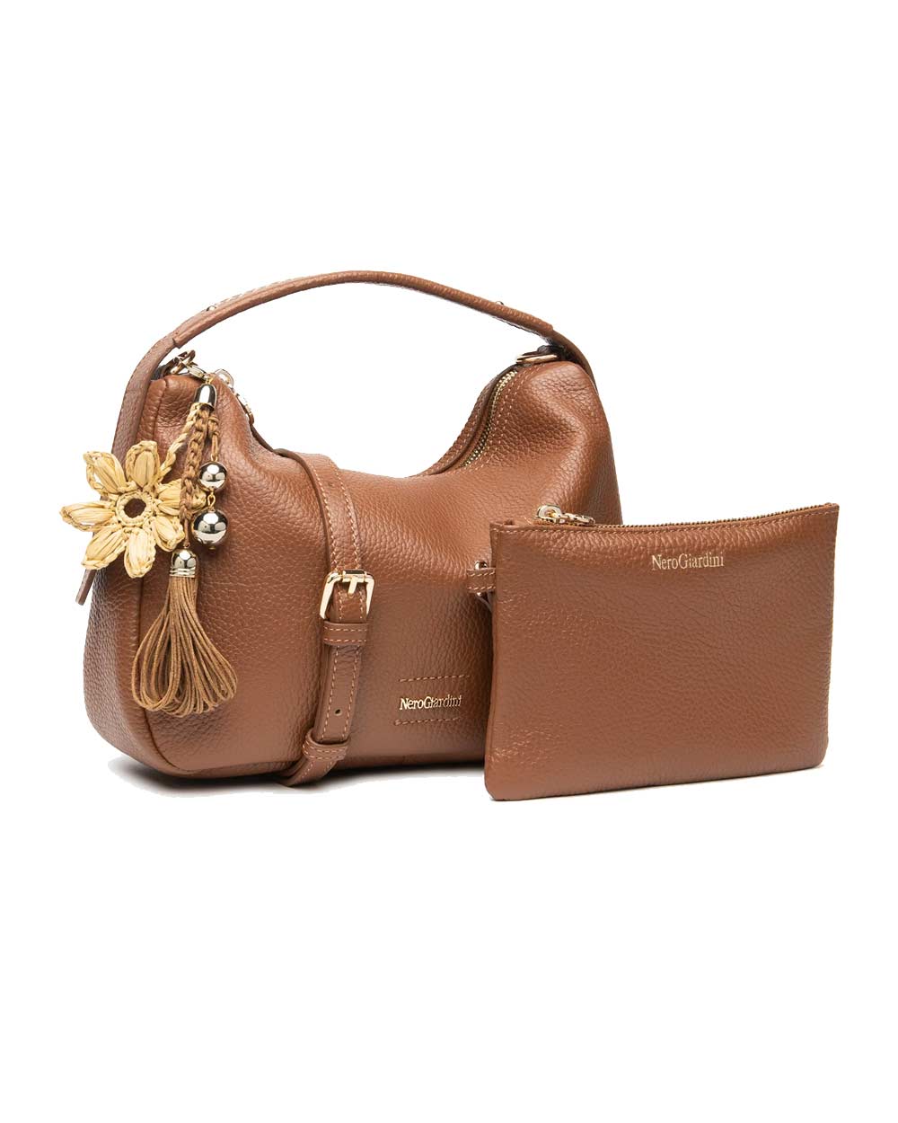 NEROGIARDINI BORSE Borsa Nerogiardini donna E644143D cuoio <BR/> E644143D 400 DOLLARO CUOIO 
