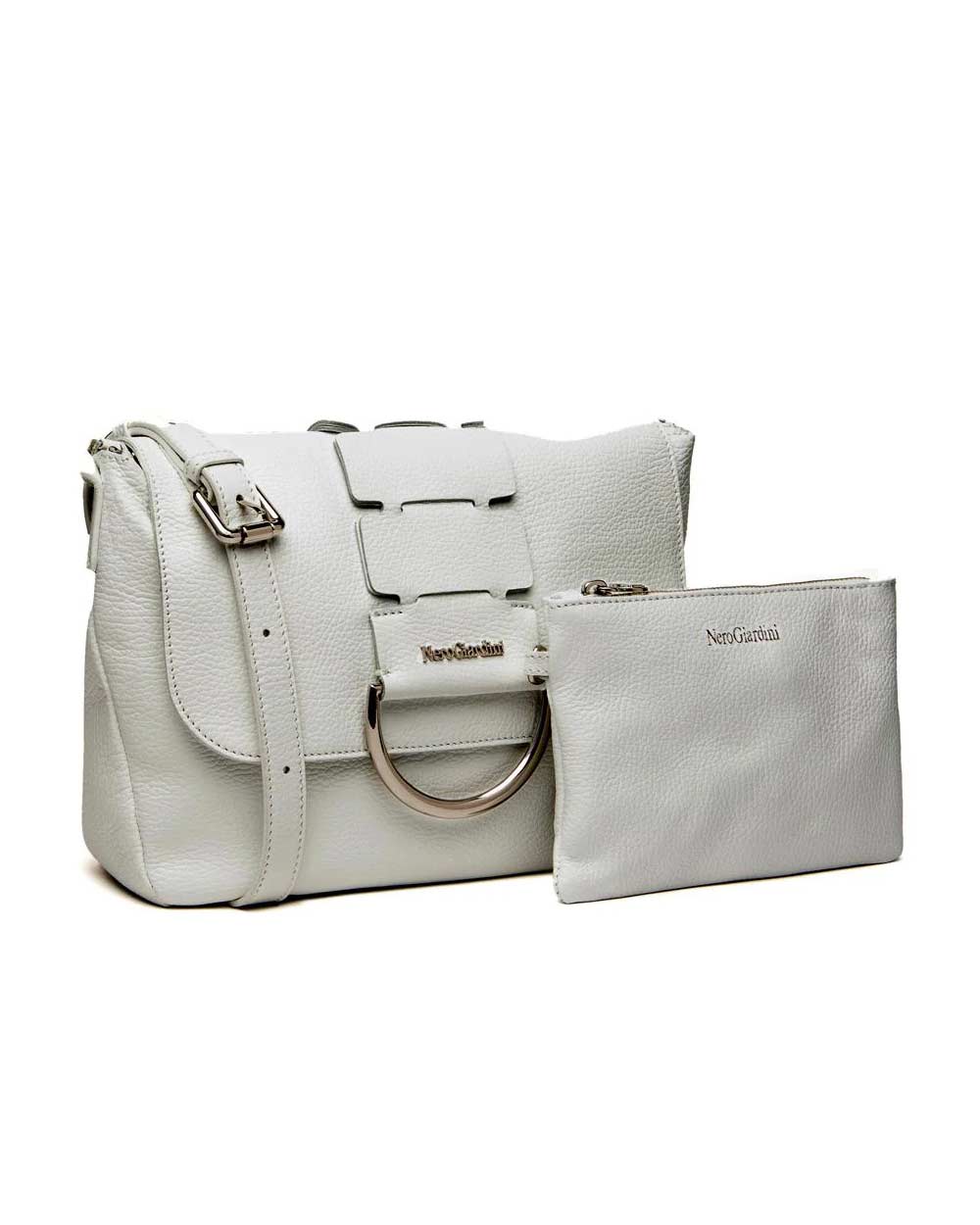 NEROGIARDINI BORSE Borsa Nerogiardini donna E644162D bianca<BR/> E644162D 707 DOLLARO BIANCO 