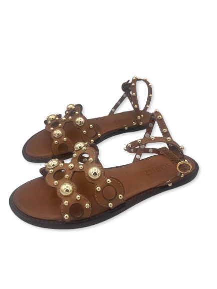 SCHUTZ sandalo schutz s216520 sandalia salto brown S2165201580003 SANDALIA SALTO BROWN 