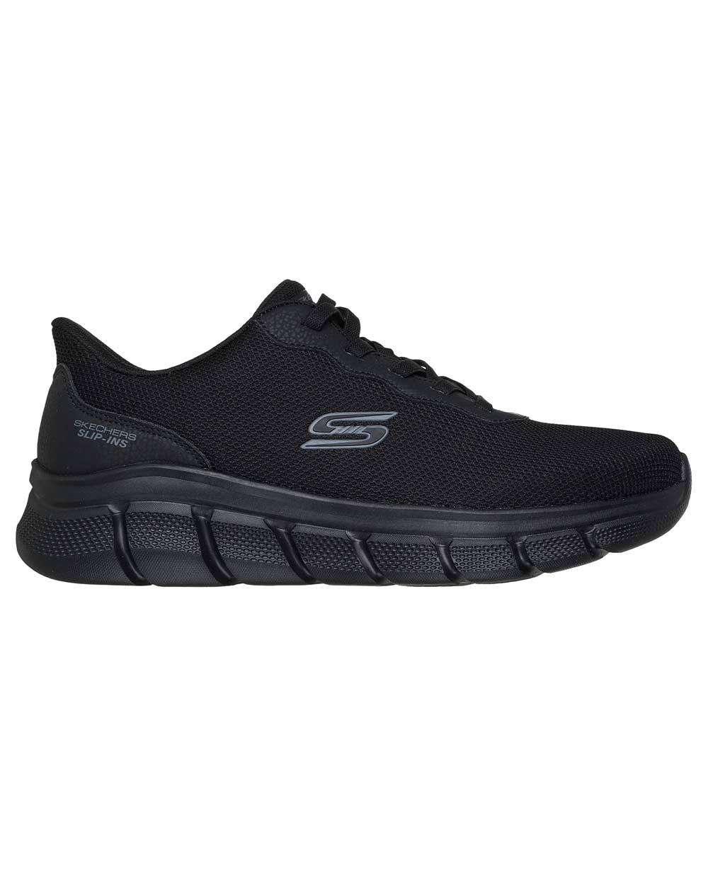 SKECHERS Sneakers Skechers uomo 118113 Bobs nere 118113 BBK GLACIAL EDGE - BOBS FLEX 