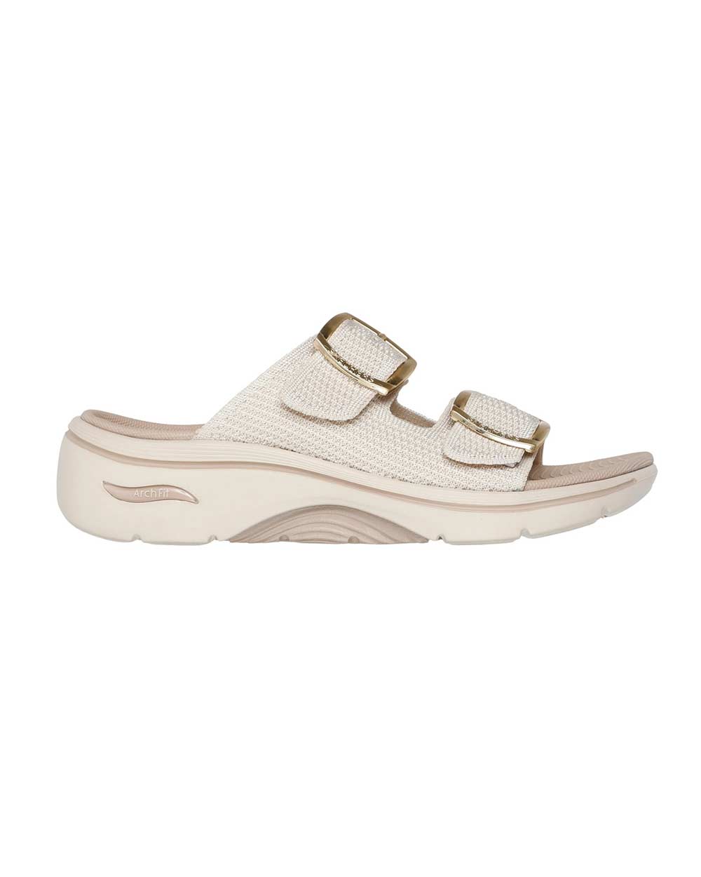 SKECHERS Sandali Skechers donna 140871 natural 140871 NAT GO WALK ARCH FIT 2.0 