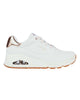 Sneakers Skechers donna 155196 Uno bianche