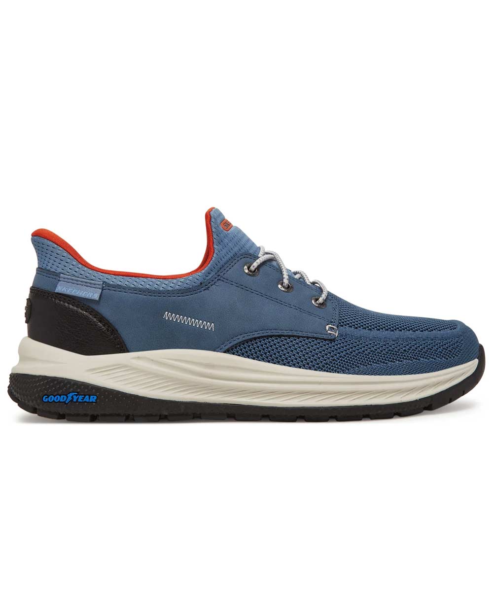 SKECHERS Sneakers Skechers uomo 205467 blu 205467 BLU ALDEN - MEROE 