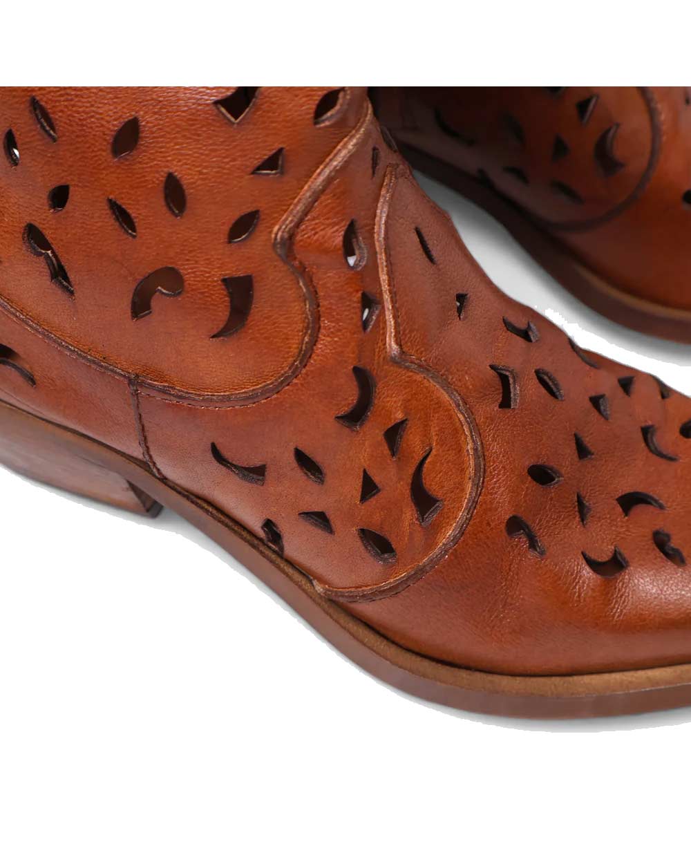 ZOE Camperos Zoe donna LAILA02 cuoio intaglio western<BR/><BR/> LAILA02 BUF. LAS CUOIO 