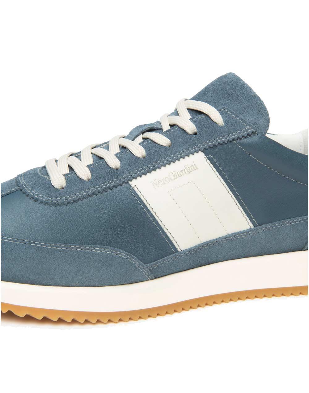 NEROGIARDINI Sneakers NeroGiardini uomo E601110U avio E601110U 203 VELOUR AVIO 