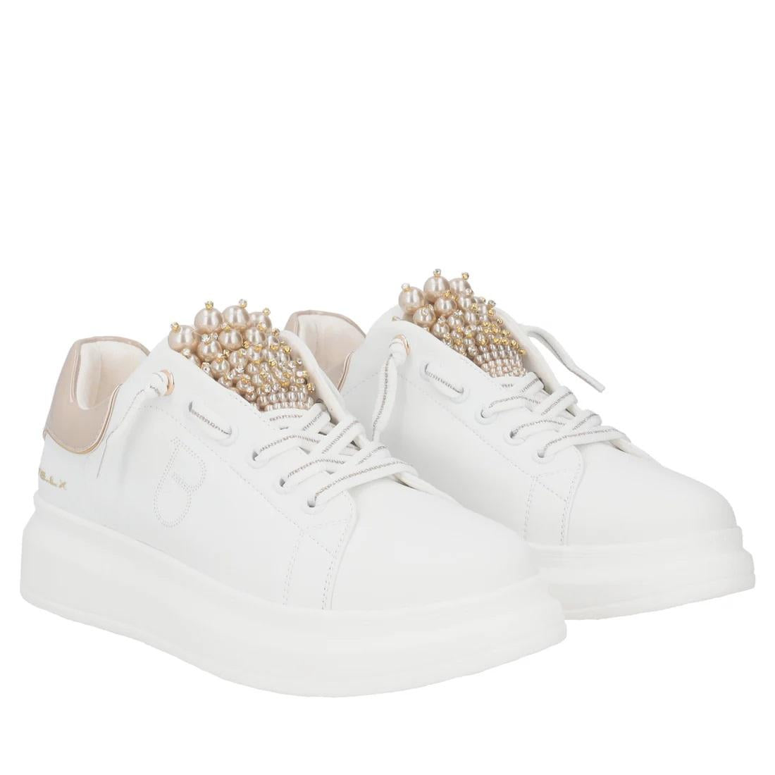 TOSCA BLU Sneakers tosca blu donna chic sf2501 perla 25 SF2501S007 05E PERLE BIANCO/BEIGE 