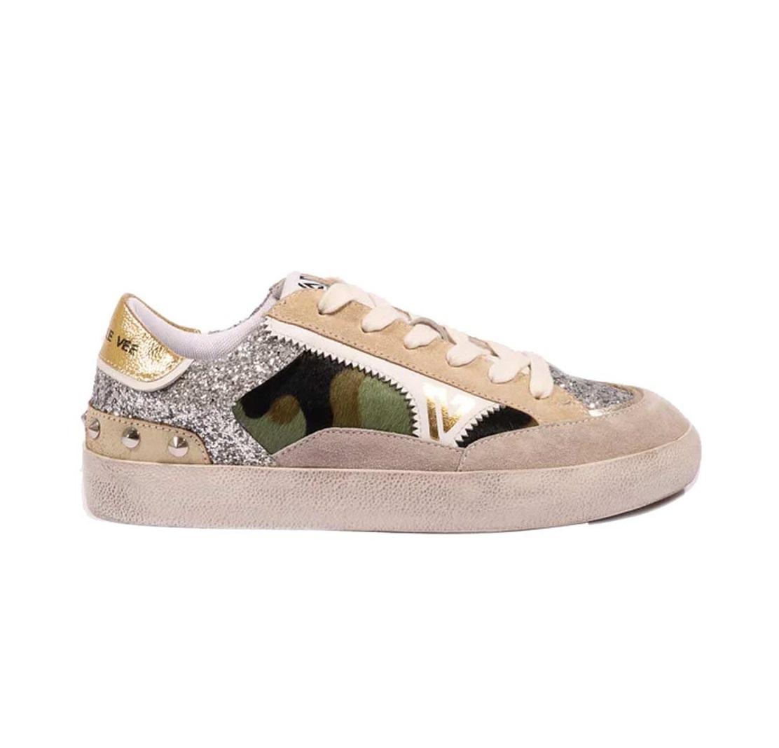 EMANUELLE VEE Sneakers Emanuelle Vee donna Soledad bianche 461P-900 21 P011CB SOLEDAD MILITARY 