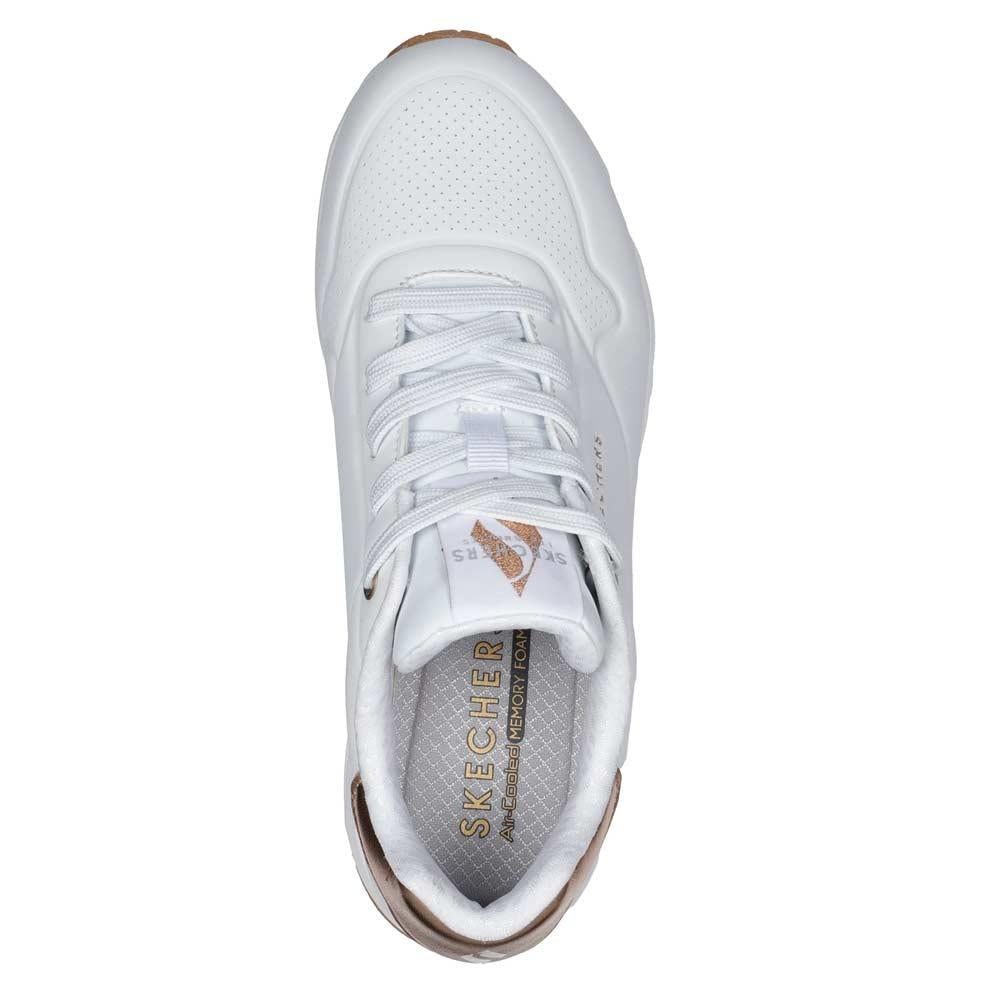 SKECHERS Sneakers Skechers donna 177094 bianche 177094 WHT GOLDEN AIR 