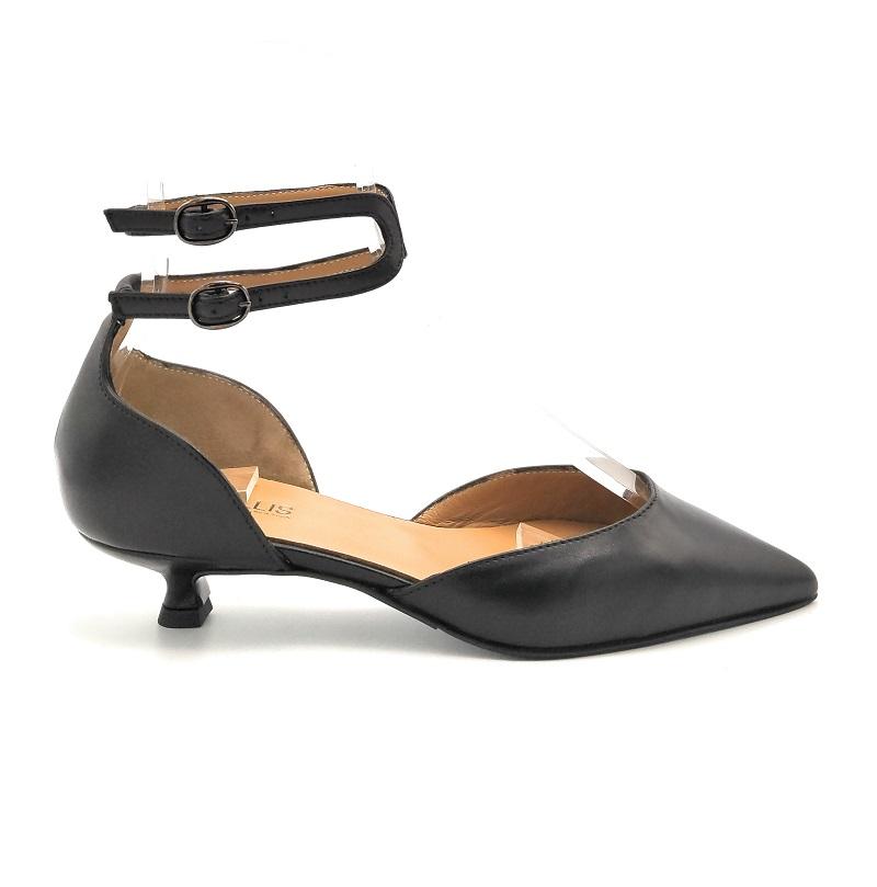 MARC ELLIS Decollete marc ellis donna me 2039 nero pelle ai <BR/><BR/> ME-2039 VITELLO NERO 