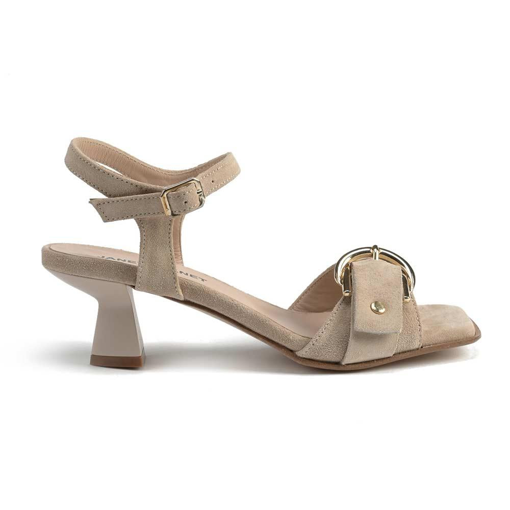 JANET & JANET Sandali Janet & Janet donna Clementine pesca naturale<BR/> 05070 CORA NATURALE 